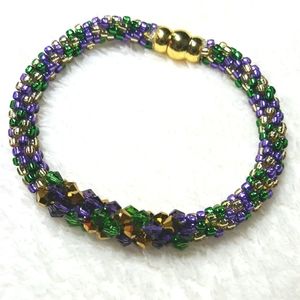 Mardi Gras Bracelet